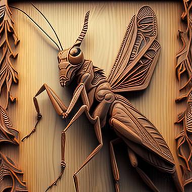 3D model Ichneumon nigroantennator (STL)